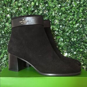 Kate Spade Black Ankle Boots